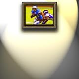 Completely Handpainted American Football Sport Painting, Custom Order FL4561, Oil on Canvas, with Option to Paint Jerry, Brett & Co. from Any Other Favorite Photograph or Picture, Unframed, Size 16'' x 24" inches