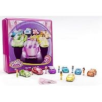 Polly Pocket Polly Wheels Micro Cars + Dolls Collectible Tin