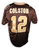 Autographed Marques Colston New Orleans Saints Reebok Authentic Black Jersey