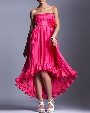 Ruffle-Hem Maxi Dress from bebe.com