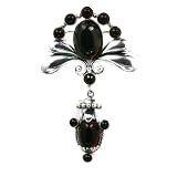 Baltic Cherry Amber Sterling Silver New Age Queen Pin
