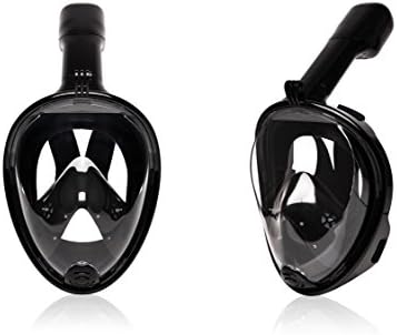 Breathefree Snorkel Mask (Black, L/XL)
