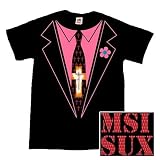 MINDLESS SELF INDULGENCE (MSI) - Tie - Black T-shirt
