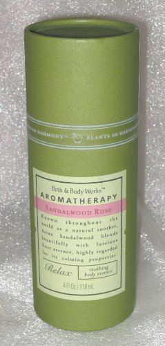 Bath Body Works Aromatherapy Relax Sandalwood Rose Soothing Body Essence