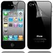 H&V-SCREEN PROTECTOR For Apple iPhone 4 / iPhone 4S 16GB & 32GB - FRONT AND BACK FULL BODY PROTECTORS VALUE PACK (6 FRONT+6 BACK)
