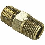 Buyers 1/4in. M NPTF x 1/4in. M NPTF Hex Nipple