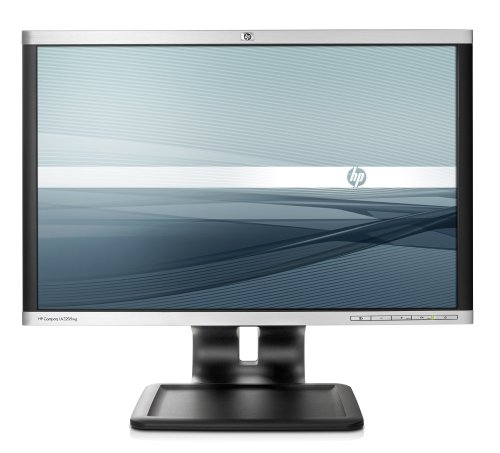 HP LA2205wg 55,9 cm (22 Zoll) widescreen TFT Monitor (VGA,DVI, Kontrastverhältnis 1000:1, Reaktionszeit 5ms) schwarz/silber hp 22 zoll