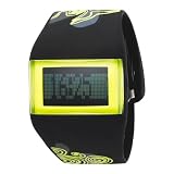 o.d.m. Women's DD99B-83 Mysterious V Series Black Strap with Green Case Watch