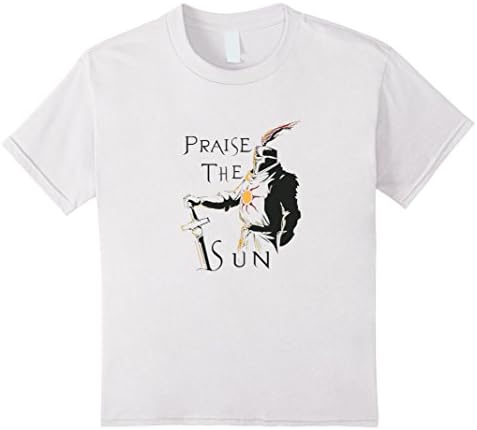 Kids Praise The Sun T Shirt 6 White
