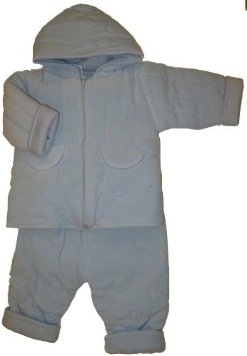 Outerwear Quilted Outfit 2 Pc. Babies Boy Sizes 6-24/m By Shaindys Childrens Wear (24/m, Light Blue)