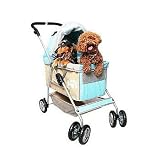 PetZip PEZ-S603PC Stroller - Delxue Large - Peach - Pet Up To 45 lb