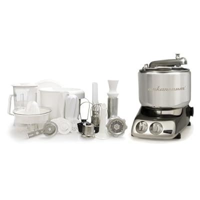 Ankarsrum Original AKM 6290 Black Chrome Stand Mixer Deluxe Package