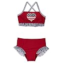 Toddler Girls' Circo&reg; Gingham 2-pc. Swimsuit - Red/ Blue