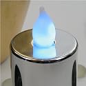 FL-1530 | Professional Quality LED Silver Shiny Tea Light Battery Candle, A safe and effective way of dressing tables for any event
