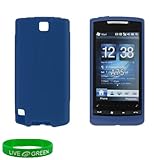 Dark Blue Silicone Skin Case for HTC Pure Touch Diamond2 Phone, AT&T
