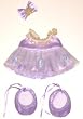 Purple Ballerina Outfit fits 12" Snuggl'ems, most Webkinz, Shining Star and 8" - 10" Make Your Own Stuffed Animals
