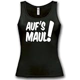 Sale EI PHONE – Damen Tank Top Shirt Schwarz / Weiss Gr. XL