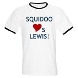 Squidoo Hearts Lewis Ringer T by CafePress