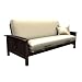Solid-Color 6" Futon Cover - Natural (Full)