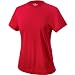 Women's Wicking Crew Neck Tee, Red