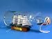USS Constitution Old Ironsides Wooden Authentic Model Ship in a Bottle War of 1812 Tall Ship in Bottle Model Replica Modelers