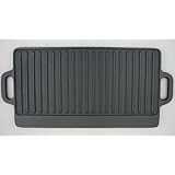 Professional Reversible Double Burner Cast Iron Grill/Griddle
