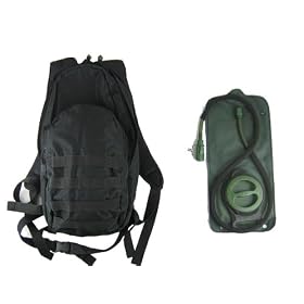 Black Color Hydration Pack Backpack 2.5 Liter (84oz) Bladder for Cycling, Moutain Biking,... by