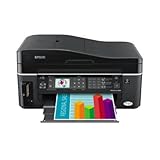 Epson WorkForce 600 Wireless All-in-One Printer (Black) (C11CA18201)