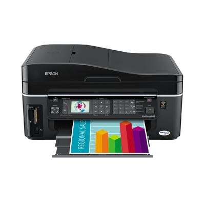 Epson WorkForce 600 Wireless All-in-One Printer (Black) (C11CA18201)
