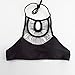 Polovi Women Swimsuit Bathing Suit Sexy Hot High Neck Knitting Bikini Set 16006BK0