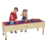 Sensory Sand and Water Table with Three Tubs 20 1/2" W x 59" L x 20" H