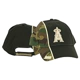 Los Angeles Angels Adjustable Baseball Hat - Camouflage / Black 2-Tone
