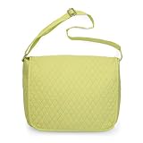 Olive n Figs Quilted Messenger Bag - Lime