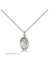 St. Aloysius Gonzaga Small Sterling Silver Medal