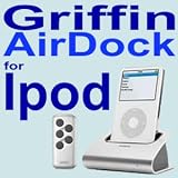 Griffin AirDock Docking Station with Remote 9803-AIRDOCK for Apple iPod mini , nano , 3G , U2 , Video MP3 Player