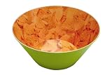 Present Time - Print Bowl Melamine - Plastic Tortilla Chips Roll Design 25.5cm  from Present Time UK