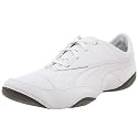 PUMA Men's Usan Running Shoe,White/Grey/Navy,9.5 M US