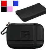 2 in 1 SpecialEva Nylon Portable Hard Shell Carrying Case Compatible with Western Digital WD Passport Essential Elements Portable 2.5 Hard Drive HardDrive Pink Silicone Skin for Western Digital Hard Drive- Many Color Available
