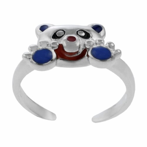 Sterling Silver Child Bear Ring