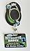 Retracting ID Card/Badge Reel, BLACK, 30'' Retractable Nylon Cord, Carabiner Style (Sold Individually)