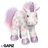 Webkinz Plush Stuffed Animal Peace Unicorn