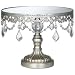 Antique Silver Beaded Small Cake Stand