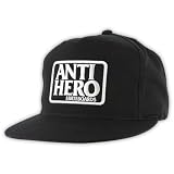 Anti-Hero Reserve Snapback Hat (Black/White)