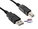 Xxion Pro 5 Metre Fully Shielded Universal High Speed USB 2.0 A – B Printer or Scanner Lead / Cable. Colour Black. Suitable for all brands of printer which use a standard USB interface. HP, Dell, Epson, Canon, Lexmark, Xerox, Samsung etc.,