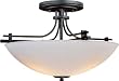 Minka Lavery Iconic Black Semi Flush Model #ML-1866-66