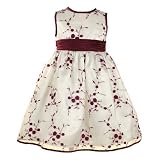 Little Girl Special Occasion Dress IVORY Christmas Flower Girl BONNIE JEAN 2T-6X