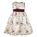 Little Girl Special Occasion Dress IVORY Christmas Flower Girl BONNIE JEAN 2T-6X