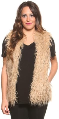 KISSUE Women's Shaggy Vest