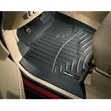 2004-2010 Infiniti QX56 Black WeatherTech Floor Liner (Full Set) [With 1 Floor Post] by WeatherTech