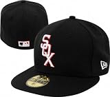 Chicago White Sox Black Cooperstown 59FIFTY Fitted Hat